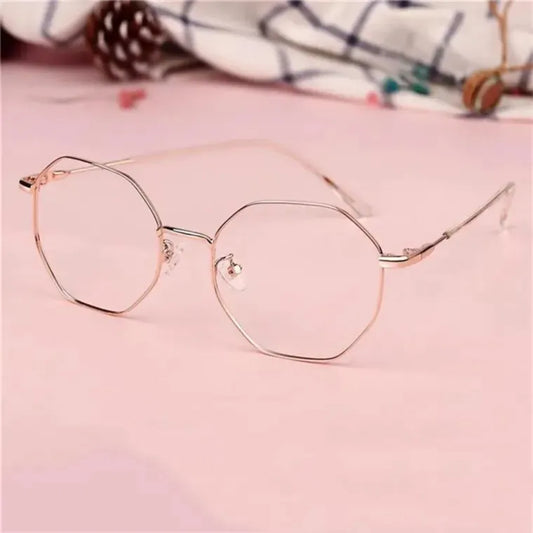 Ultralight Eyeglasses Women's Pure School Style Student Large Frame Flat Lens Anti-blue Light Frame Glasses Ins Gilr New Accessories