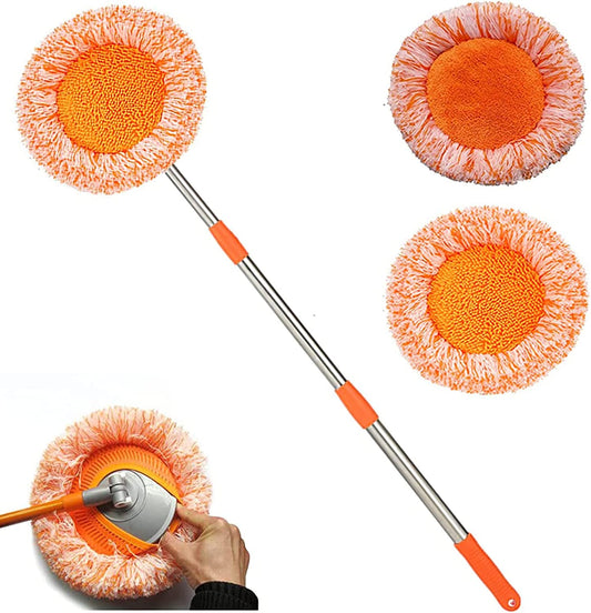 360° Rotatable Adjustable Cleaning Mop, Extendable Wall Cleaning Mop